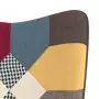 Sedia a Dondolo in Tessuto Patchwork