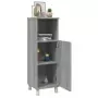 Armadietto Bagno Grigio Sonoma 30x30x95 cm in Legno Multistrato