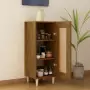 Credenza Rovere Fumo 34,5x34x90 cm in Legno Multistrato