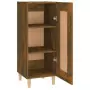 Credenza Rovere Fumo 34,5x34x90 cm in Legno Multistrato