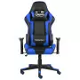 Sedia da Gaming Girevole Blu in PVC