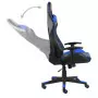 Sedia da Gaming Girevole Blu in PVC