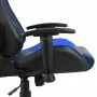 Sedia da Gaming Girevole Blu in PVC