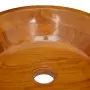 Lavabo in Legno Massello di Teak Φ40x10 cm