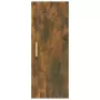 Armadietto a Muro Rovere Fumo 34,5x34x90cm in Legno Multistrato