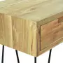 Tavolo Consolle 120x35x76 cm in Legno Massello di Teak