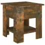 Tavolino da Salotto Rovere Fumo 40x40x42 cm Legno Multistrato