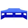 Tenda per Feste Pop-up Pieghevole Blu 3 x 6 m