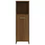 Armadietto Bagno Rovere Marrone 30x30x95cm in Legno Multistrato