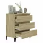 Credenza Rovere Sonoma 60x35x70 cm in Legno Multistrato