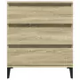 Credenza Rovere Sonoma 60x35x70 cm in Legno Multistrato