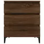 Credenza Rovere Marrone 60x35x70 cm in Legno Multistrato