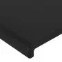 Testiera ad Orecchio Nera 93x23x78/88 cm in Similpelle