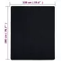 Lenzuolo con Angoli Jersey Nero 100x200 cm Cotone