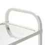 Carrello da Cucina a 4 Livelli 107x55x125 cm in Acciaio Inox