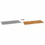 Pannelli per Tetti 12 pz Grigio 100x44 cm Acciaio Corten