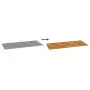 Pannelli per Tetti 36 pz Grigio 100x44 cm Acciaio Corten