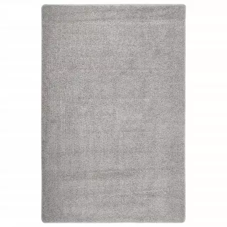 Tappeto Shaggy Grigio Chiaro 200x290 cm Antiscivolo