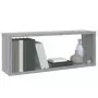 Mensole Cubo Muro 6 pz Grigio Sonoma 60x15x23 Legno Multistrato