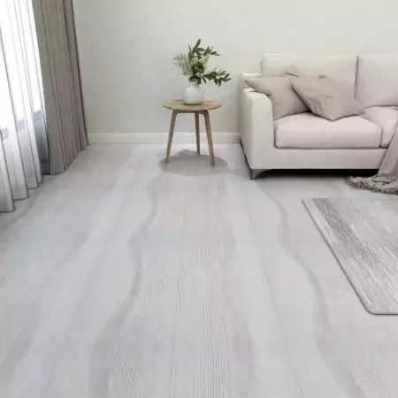 Listoni Pavimenti Adesivi 20 pz in PVC 1,86 m² Grigio Chiaro