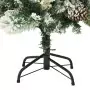 Albero di Natale con Neve Floccata LED e Pigne 150 cm PVC e PE