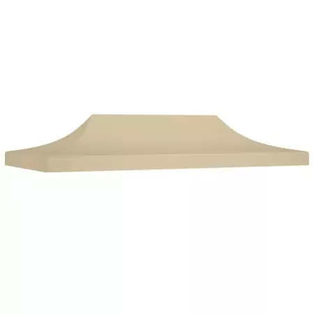 Tetto per Tendone per Feste 6x3 m Beige 270 g/m²