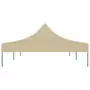 Tetto per Tendone per Feste 6x3 m Beige 270 g/m²