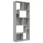 Libreria Grigio Sonoma 67x24x161 cm in Legno Ingegnerizzato