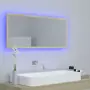 Specchio da Bagno LED Rovere Sonoma 100x8,5x37 cm in Truciolato