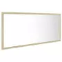 Specchio da Bagno LED Rovere Sonoma 100x8,5x37 cm in Truciolato