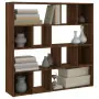 Libreria/Divisorio Rovere Marrone 105x24x102 cm