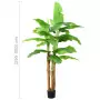 Albero di Banane Artificiale con Vaso 300 cm Verde