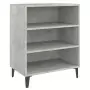 Credenza Grigio Cemento 57x35x70 cm in Truciolato