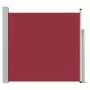 Tenda Laterale Retrattile per Patio 170x300 cm Rosso