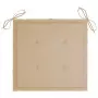 Cuscini per Sedie da Giardino 6 pz Beige 40x40x3 cm in Tessuto