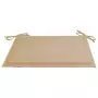 Cuscini per Sedie da Giardino 6 pz Beige 40x40x3 cm in Tessuto