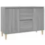 Credenza Grigio Sonoma 103,5x35x70 cm in Legno Ingegnerizzato