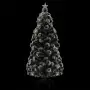 Albero di Natale Artificiale Supporto/LED 180 cm Fibra Ottica