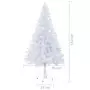 Albero di Natale Artificiale con Supporto e 380 Rami 150 cm