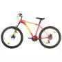 Mountain Bike 21 Speed 27,5" Ruote 42 cm Rosso