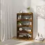 Libreria/Divisorio Rovere Fumo 80x30x135 cm in Truciolato