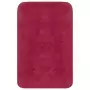 Set Tappetini per Bagno 2 pz in Tessuto Fucsia