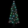 Albero di Natale Artificiale Supporto/LED 240 cm Fibra Ottica