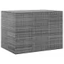 Contenitore da Giardino in Rattan PE 145x100x103 cm Grigio