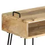 Tavolo Consolle in Legno Massello di Mango 115x35x76 cm