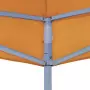 Tetto per Tendone per Feste 4x3 m Arancione 270 g/m²