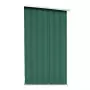 Capannone da Giardino in Acciaio Zincato 163x83x154 cm Verde