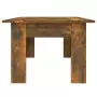 Tavolino da Salotto Rovere Fumo 100x60x42 cm Legno Multistrato