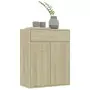 Credenza Rovere Sonoma 60x30x75 cm in Truciolato