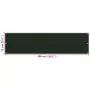 Paravento per Balcone Verde Scuro 75x300 cm in HDPE
